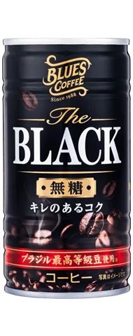 チェリオ ブルースコーヒー The BLACK 無糖 185g