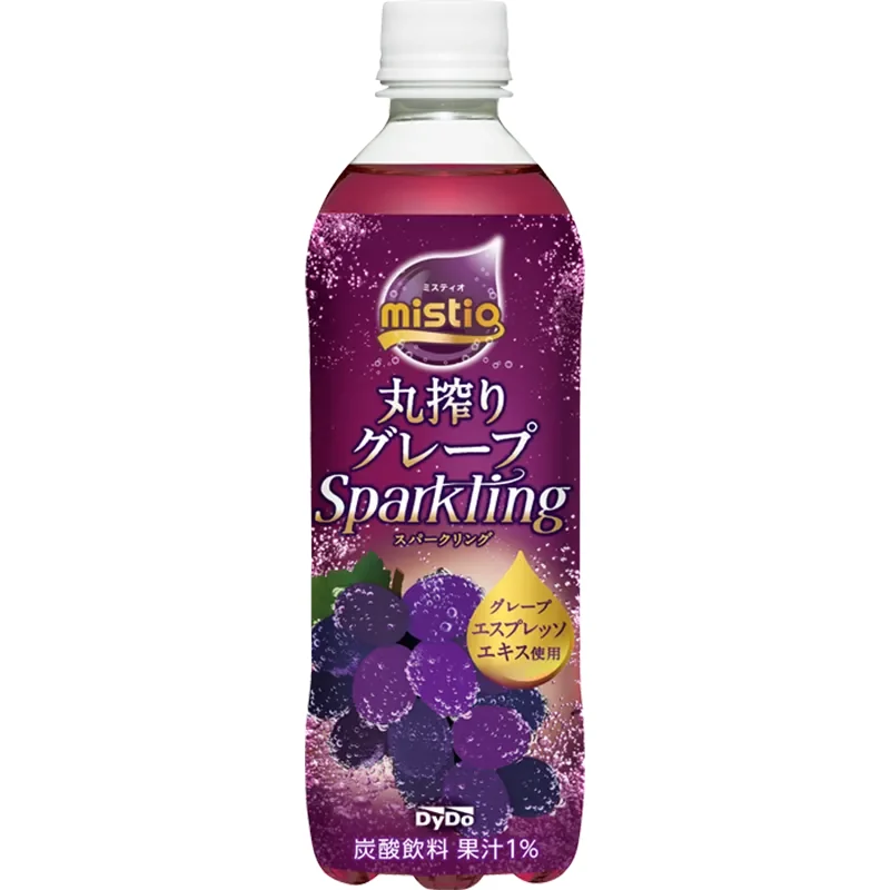 ミスティオ 丸搾りグレープスパークリング 500ml