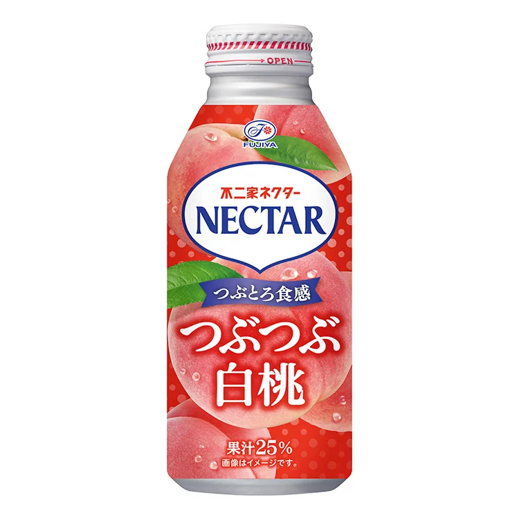 ネクターつぶつぶ白桃 380g