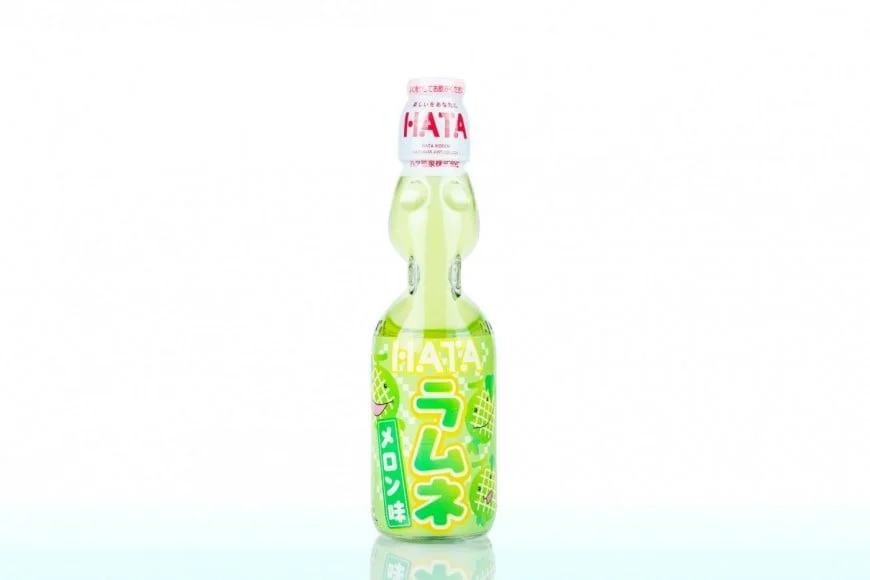 ハタ瓶ラムネ メロン味 200ml