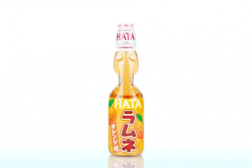 ハタ瓶ラムネ オレンジ味 200ml
