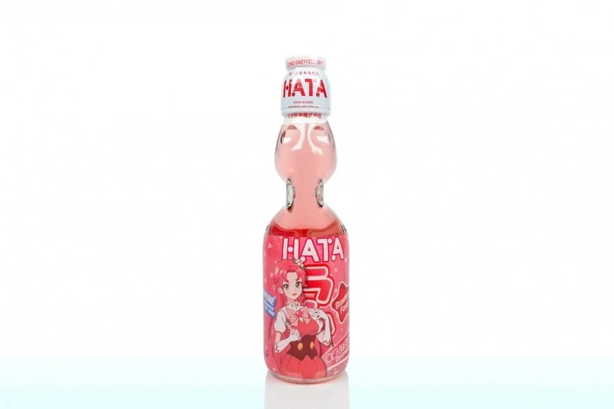 ハタ瓶ラムネ 朱雀いちご 200ml