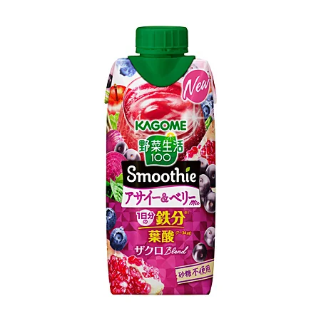 野菜生活100 Smoothie アサイー&ベリーmix