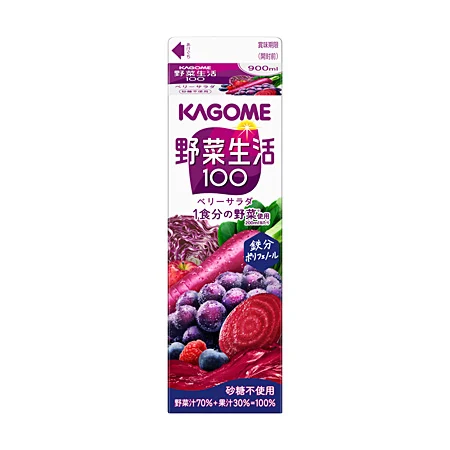 野菜生活100 ベリーサラダ ホームパック 900ml