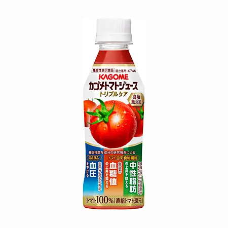カゴメトマトジューストリプルケア 食塩無添加 265g
