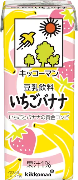 キッコーマン 豆乳飲料 いちごバナナ 200ml