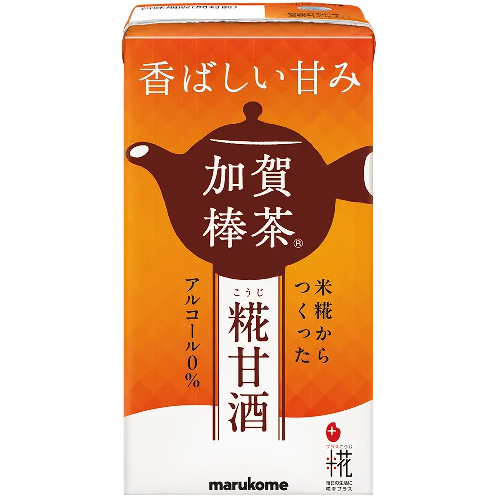 プラス糀 糀甘酒LL 加賀棒茶 125ml