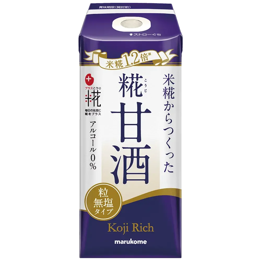 プラス糀 糀甘酒LL 糀リッチ粒 165ml