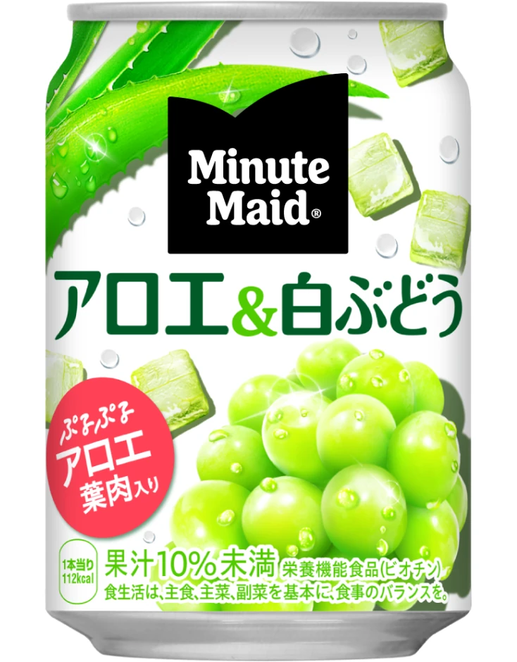 ミニッツメイド アロエ&白ぶどう 350ml