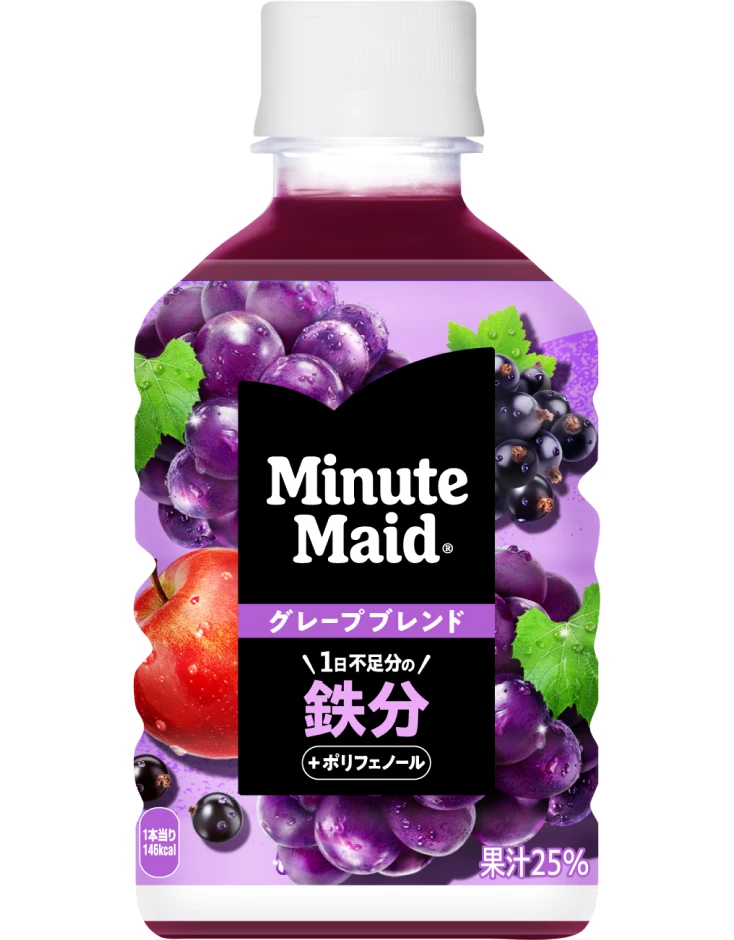 ミニッツメイド グレープブレンド 鉄分 350ml