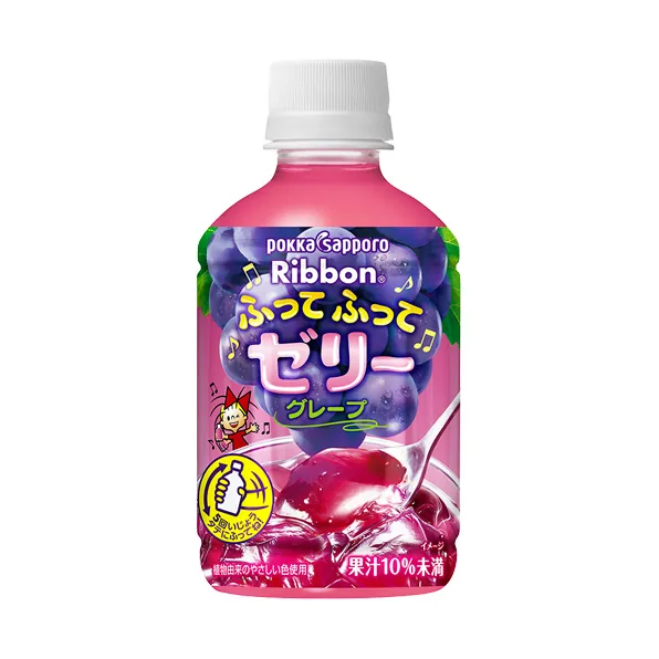 Ribbon ふってふってゼリーグレープ 295g