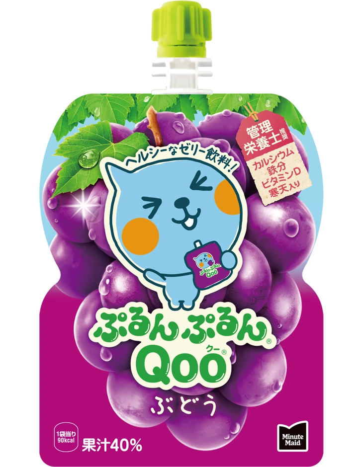ミニッツメイド ぷるんぷるんQoo ぶどう 125g