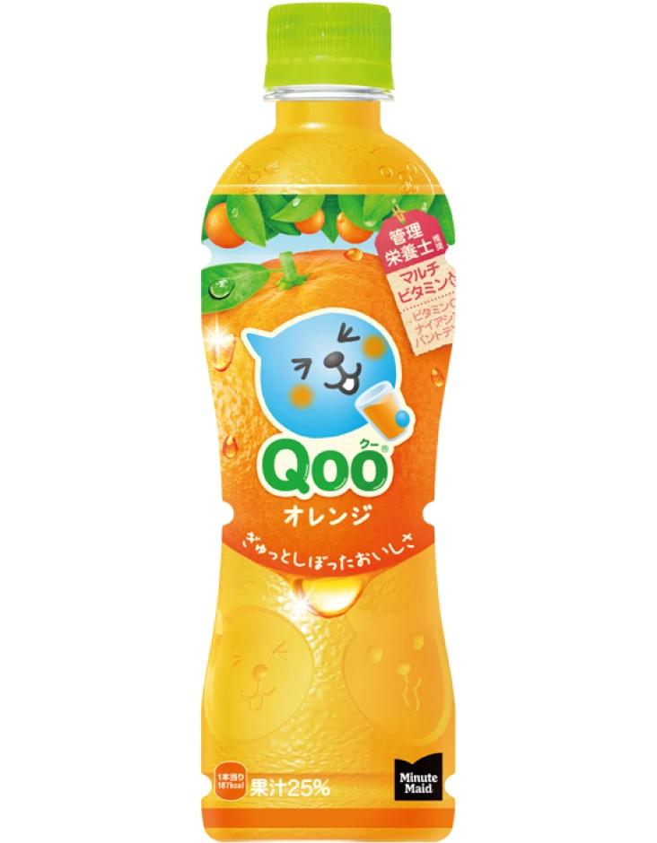 ミニッツメイド Qoo オレンジ 425ml