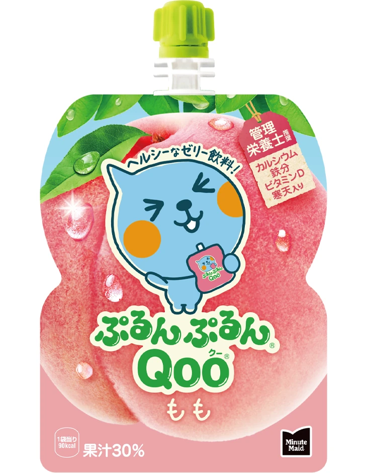 ミニッツメイド ぷるんぷるんQoo もも 125g