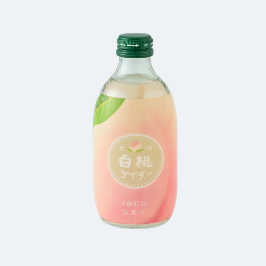 友桝 豊潤白桃サイダー
